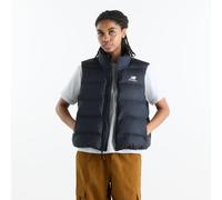 New Balance Femme Boston Puffer Vest en Black, Polyester, Taille S
