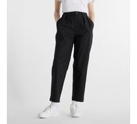 New Balance Femme Boylston Twill Tapered Pant en Noir, Sergé de Coton, Taille 2XL