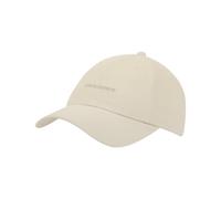 New Balance Femme Femme 6 Panel Linear Logo Hat en Beige, Polyester, Taille OSZ