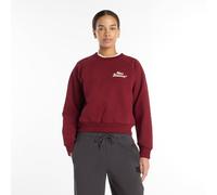 New Balance Femme LNY Sweatshirt en Red, Coton, Taille S