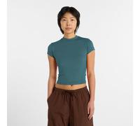 New Balance Define Fitted Short Sleeve T-shirt Bleu L Femme