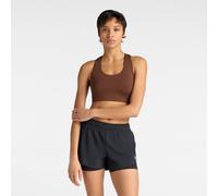 New Balance Femme NB Define Train Bra en Marron, Poly Knit, Taille S