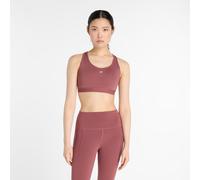 New Balance Femme NB Essential Run Bra en Rouge, Poly Knit, Taille L