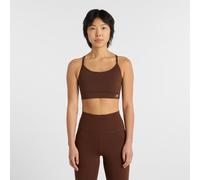 New Balance Femme NB Essential Yoga Bra en Marron, Poly Knit, Taille M