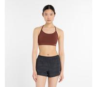 New Balance Femme NB Essential Yoga Bra en Marron, Poly Knit, Taille S