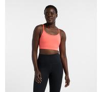 New Balance Femme NB Essential Yoga Bra en Rouge, Poly Knit, Taille XS