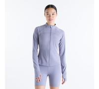 New Balance Femme NB Harmony Fitted Full Zip en Grey, Poly Knit, Taille L