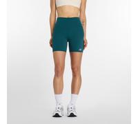 New Balance Femme NB Harmony High Rise Short 6" en Vert, Poly Knit, Taille XS
