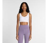 New Balance Femme NB RC Bra en Blanc, Poly Knit, Taille M