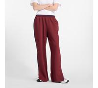 New Balance Femme Post Season Pique Track Pant en Rouge, Poly Knit, Taille M