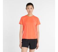 New Balance - T-shirt léger et respirant - Race Day T-Shirt W Urgent Red pour Femme - Taille L - Rouge Rouge L
