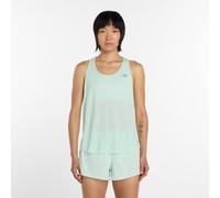 New Balance Femme RC Essential Tank en Green/Grey, Poly Knit, Taille M