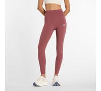 New Balance Femme RC Legging 25" en Rouge, Poly Knit, Taille M