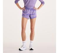 New Balance Femme RC Printed Short 3" en Mauve, Polytissé, Taille XS