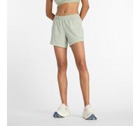 New Balance Femme RC Short 5" en Vert, Polytissé, Taille S