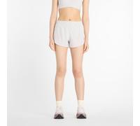 Short New Balance RC Ultra Light blanc pur orange femme - S