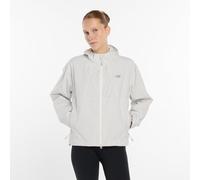 New Balance Femme RC Waterproof Jacket en Gris, Polytissé, Taille M