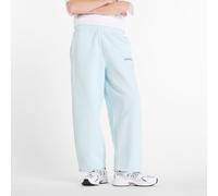 New Balance Femme Reimagined Fleece Barrel Leg Pant en Bleu, Poly Knit, Taille XL