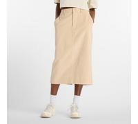 New Balance Femme Stretch Corduroy Midi Skirt en Marron, Poly Knit, Taille L