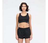 New Balance Femme Tech Training Sports Bra en Noir, Poly Knit, Taille S
