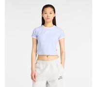 Linear Heritage Ringer T-Shirt bleu M