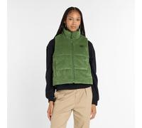 New Balance Femme Wide Wale Corduroy Vest en Vert, Poly Knit, Taille M