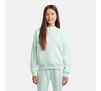 New Balance Filles FT Small Logo Crew en Vert, Coton Fleece, Taille 10-11 ans
