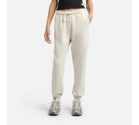 New Balance Filles FT Small Logo Jogger en Beige, Coton Fleece, Taille 15-16 ans