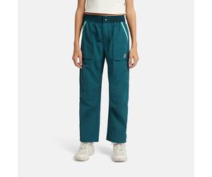 New Balance Filles Premium Cargo Pant en Vert, Nylon Tissé, Taille 10-11 ans