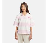 New Balance Filles Striped Rugby Polo, Coton, Taille 10-11 ans