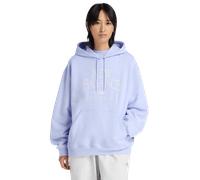 New Balance Femme Trackside Fleece Hoodie en Mauve, Coton Fleece, Taille S