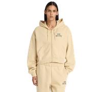 New Balance fleece Femme - Vestes Zippees, Marron - Taille M - Jersey de coton Brown M