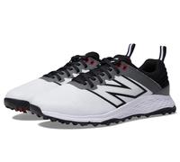New Balance Fresh Foam Contend V2 Chaussures de golf pour homme, blanc/noir, 12 Wide