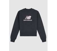 New Balance Ft Stacked Logo Crew Kids Sweat bleu T12