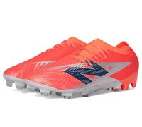 New Balance Furon Team Fg V8 Chaussures de football unisexes pour adulte, Rouge énergétique/bleu marine/cyclone léger, 10.5 Women/9 Men