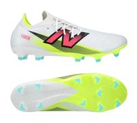 New Balance Furon V7 Pro Fg - Blanc/violet/jaune Fluo - Herbe Naturelle (Fg) 39½