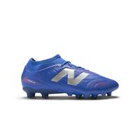 New Balance Garçons Tekela Team Low Laced JNR FG V5 en Bleu/Rouge/Gris, Taille 37