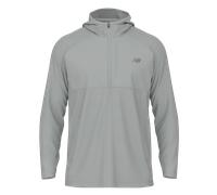 New Balance - Heat Grid Hooded Full Zip - Veste running homme Athletic Grey - L