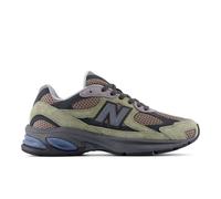 New Balance Homme 2010 en Green/Brown, Suède/Mesh, Taille 43