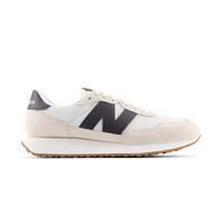 New Balance Homme 237 en Blanc/Gris, Suède/Mesh, Taille 43 Large