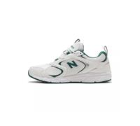 NEW BALANCE Homme 408 Sneaker, Blanc/Vert, 43 EU