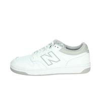 New Balance Homme 480 Sneaker, Blanc/Gris, 41 EU