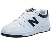 New Balance Homme 480 Sneaker, Blanc-Noir, 44 EU