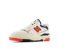 New Balance Homme 550 Sneaker, Blanc CASSÉ-Marine-Rouge, 43 EU