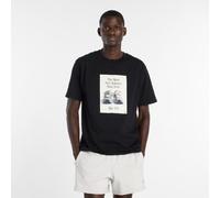 New Balance Homme 574 Ad T-Shirt en Noir, Coton, Taille 2XL