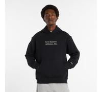 New Balance Homme Athletics Classics Hoodie en Noir, Coton, Taille S