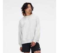 New Balance Homme Athletics French Terry Crew en Gris, Coton, Taille S