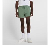 New Balance Homme Athletics French Terry Short 5" en Vert, Coton, Taille 2XL