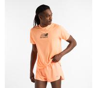 New Balance Homme Athletics Graphic T-Shirt en Orange, Poly Knit, Taille L