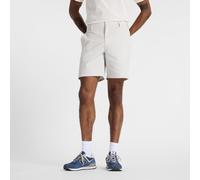 New Balance Homme Athletics Standard Short 7" en Gris, Sergé de Coton, Taille L